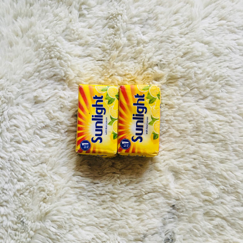 Sunlight Detergent Lemon Fresh Scented Cloth Washing Laundry Soap Bar NEW