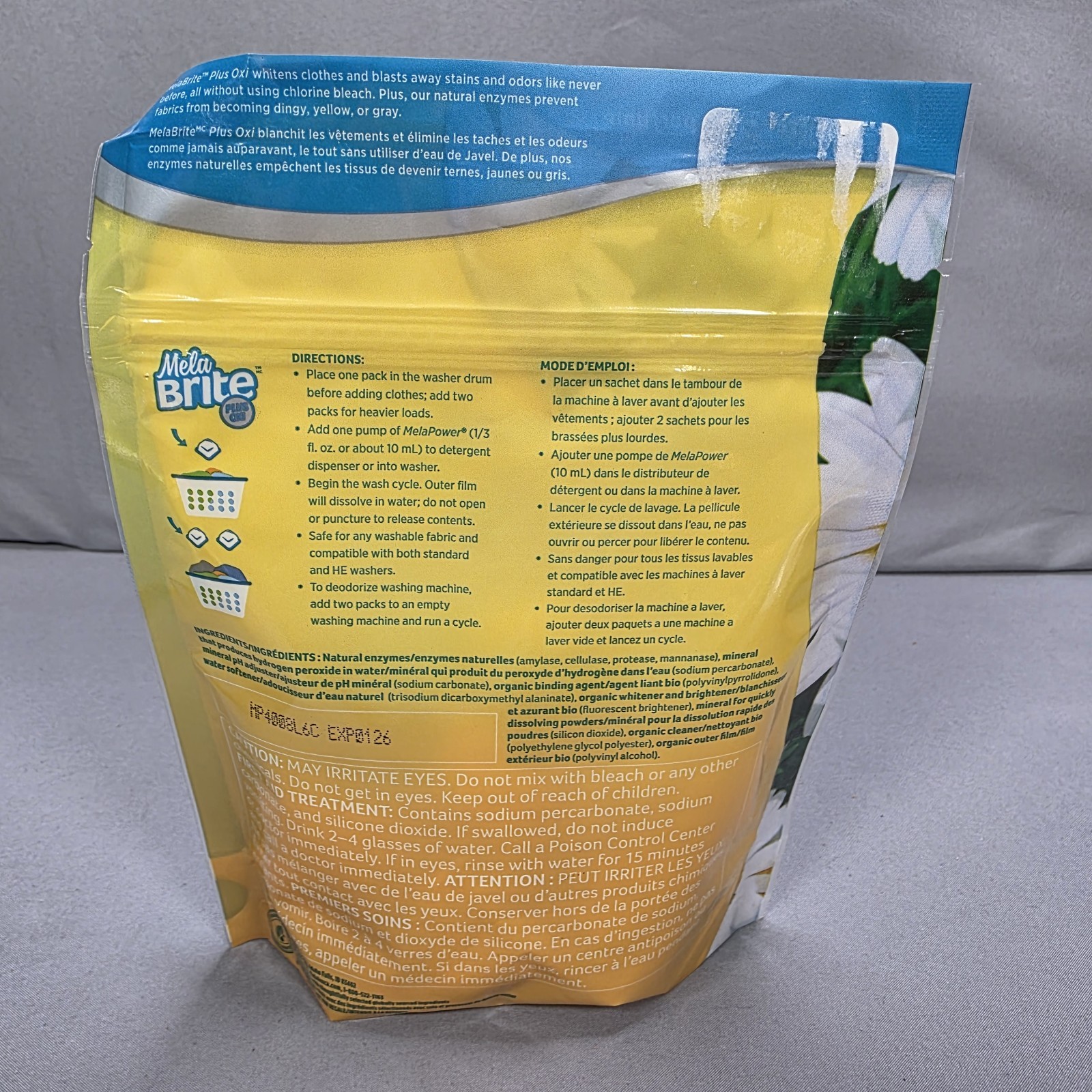 Ecosense Mela Brite Plus Oxi Color Safe Whitener Laundry Detergent Lot of 11