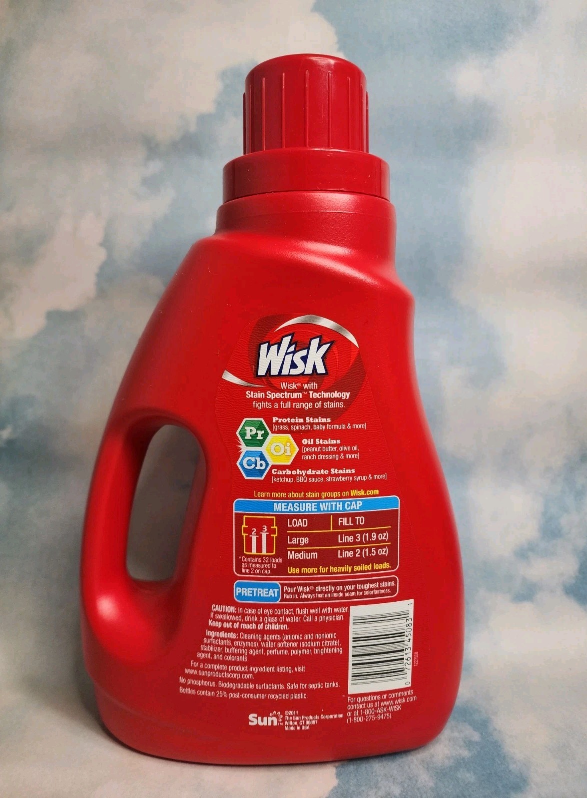 (1) Wisk Deep Clean Stain Spectrum~ Laundry Detergent~ 32 Loads / 50 Fl Oz.