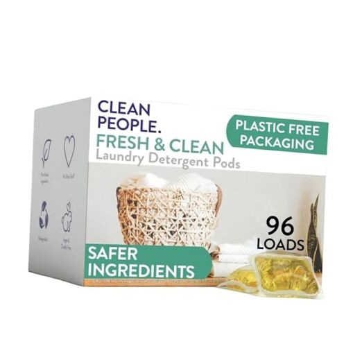 Laundry Detergent Pods – Hypoallergenic Laundry Pods – 96 Count Fresh Scent
