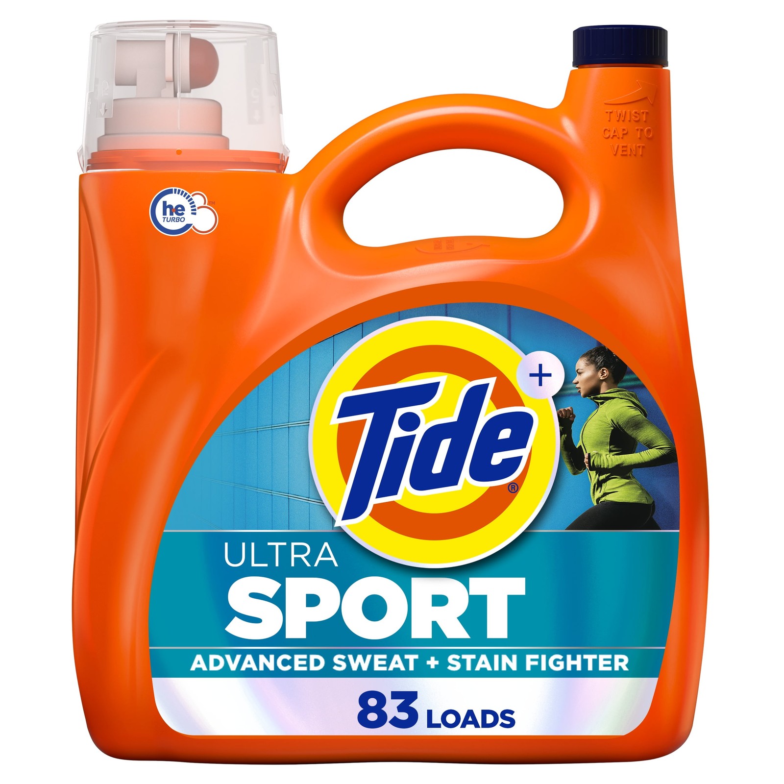 Tide Ultra Sport Liquid Laundry Detergent, Advanced Sweat 117 fl oz, 83 Loads