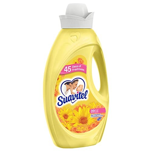 Suavitel Liquid Fabric Softener, Morning Sun, 46 46 Fl Oz (Pack of 1), Clear