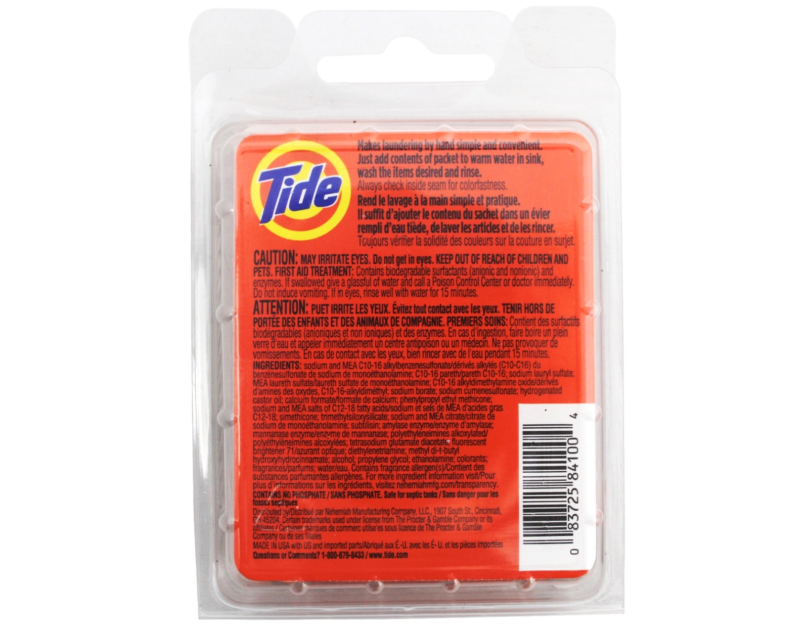 6 Pack – Tide Liquid Travel Sink Packets, (3 x 4.5 fl oz) 3-Count