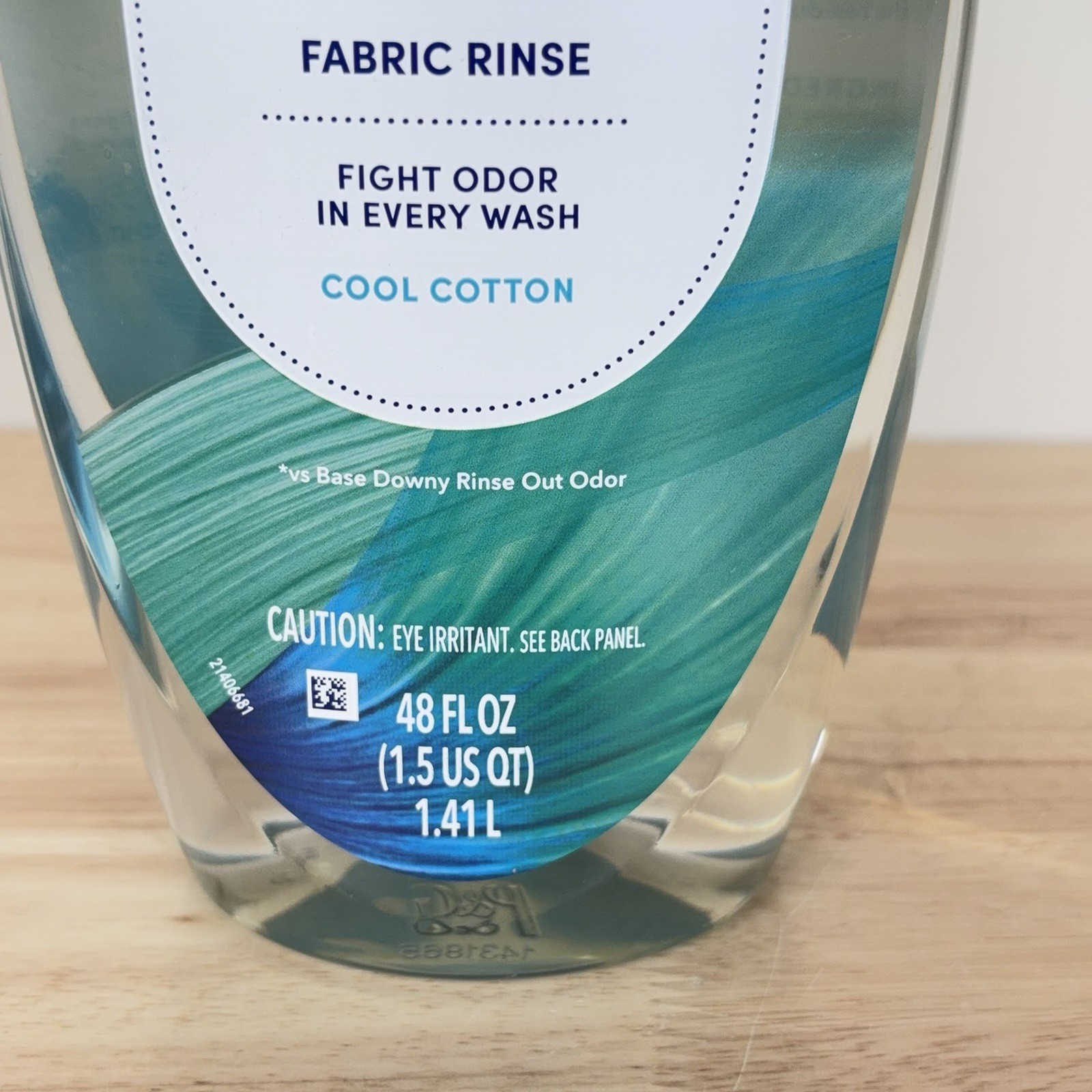 Downy Rinse Out Odor 48 Oz. Fabric Rinse Odor Remover Cool Cotton Scent Liquid