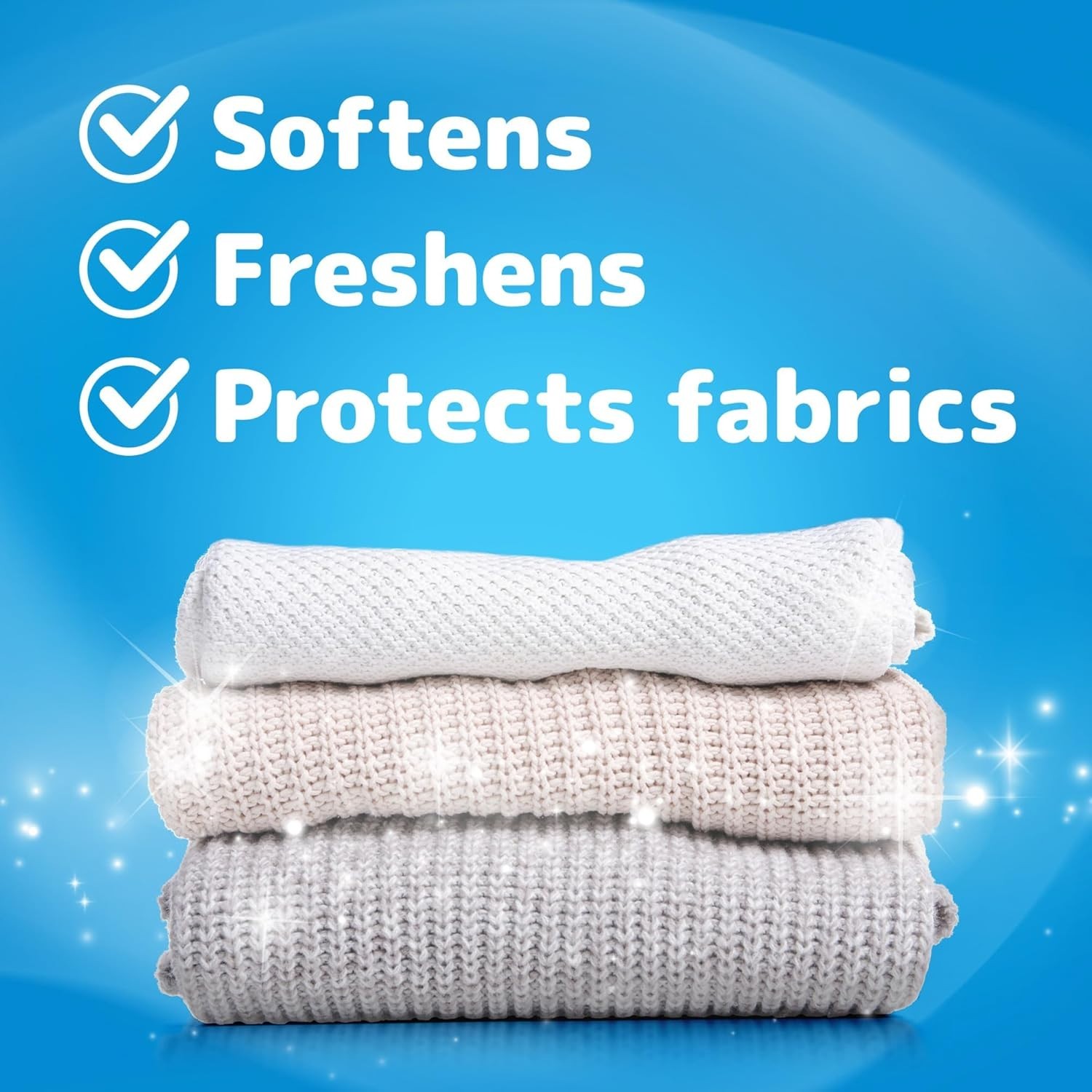 Blue Sparkle Liquid Fabric Softener – 2X Concentrated for Soft Freshness