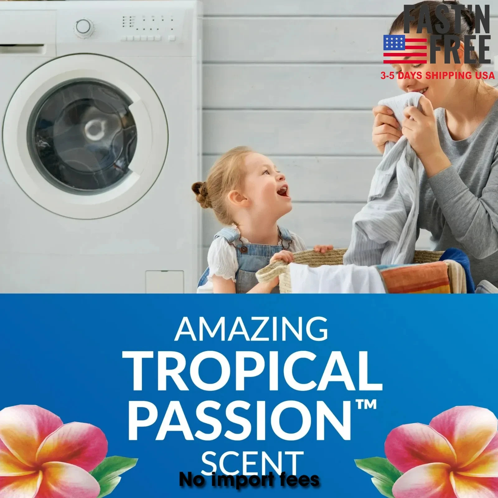 Xtra Tropical Passion, 260 Loads Liquid Laundry Detergent, 312 fl oz