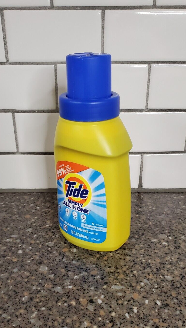 NEW! TRAVEL SIZE SET-Tide Simply All-In-One Detergent & Bounce Dryer Sheets