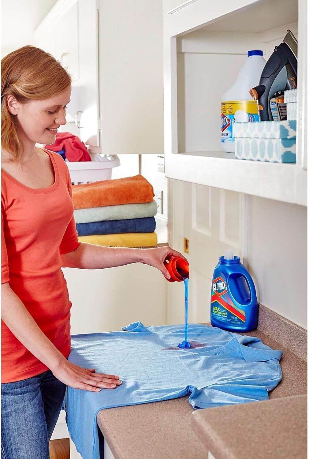 Clorox Colors Stain Remover, Max Performance (102 Loads), Removes 3X More Stains