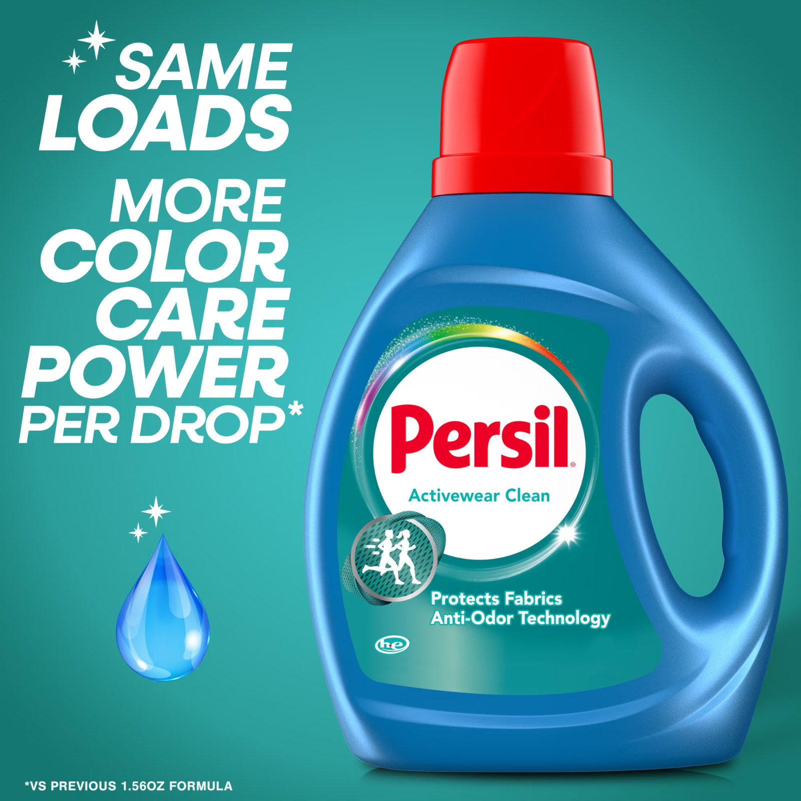 Persil Activewear Clean Liquid Laundry Detergent, Original, 84 fl oz, 50 Loads
