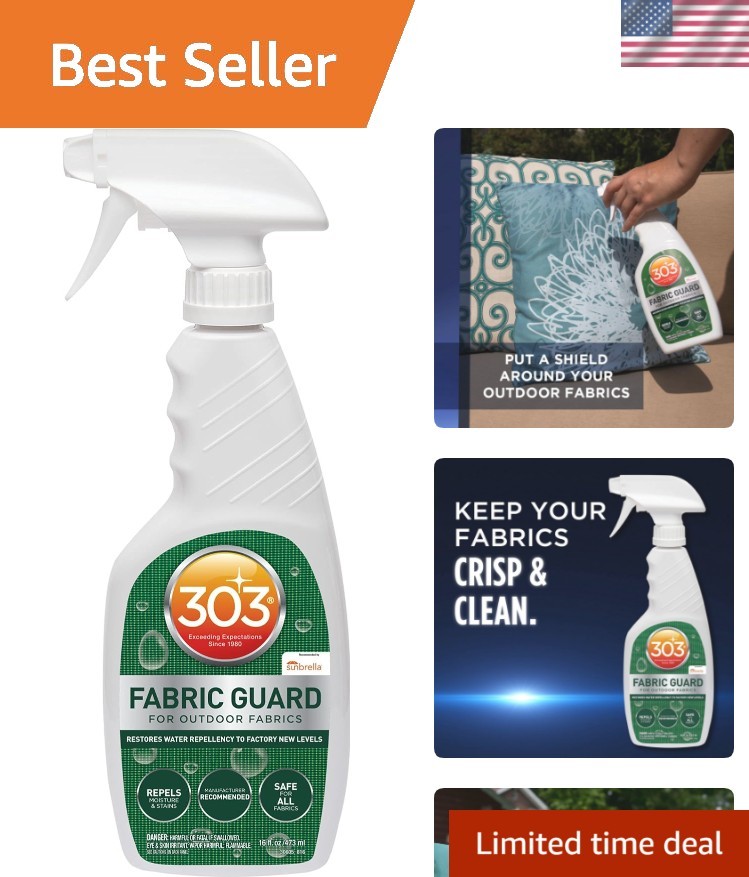 303 Fabric Guard – For Outdoor Fabrics – Restores Water Repellent Properties …