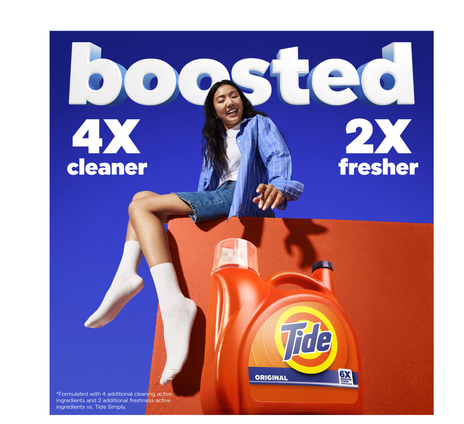 Tide Laundry Detergent Liquid with 6X Boosted Cleaning Power 158 fl oz 126 Loads