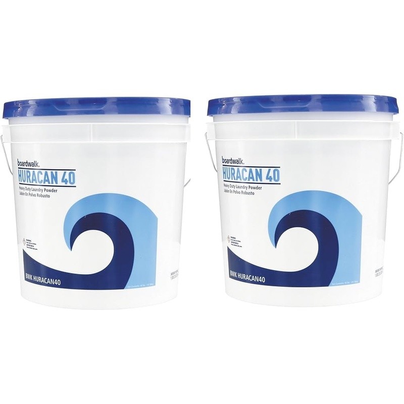 Low Suds Economical Laundry Detergent Powder Fresh Lemon Scent 40lb Pail New