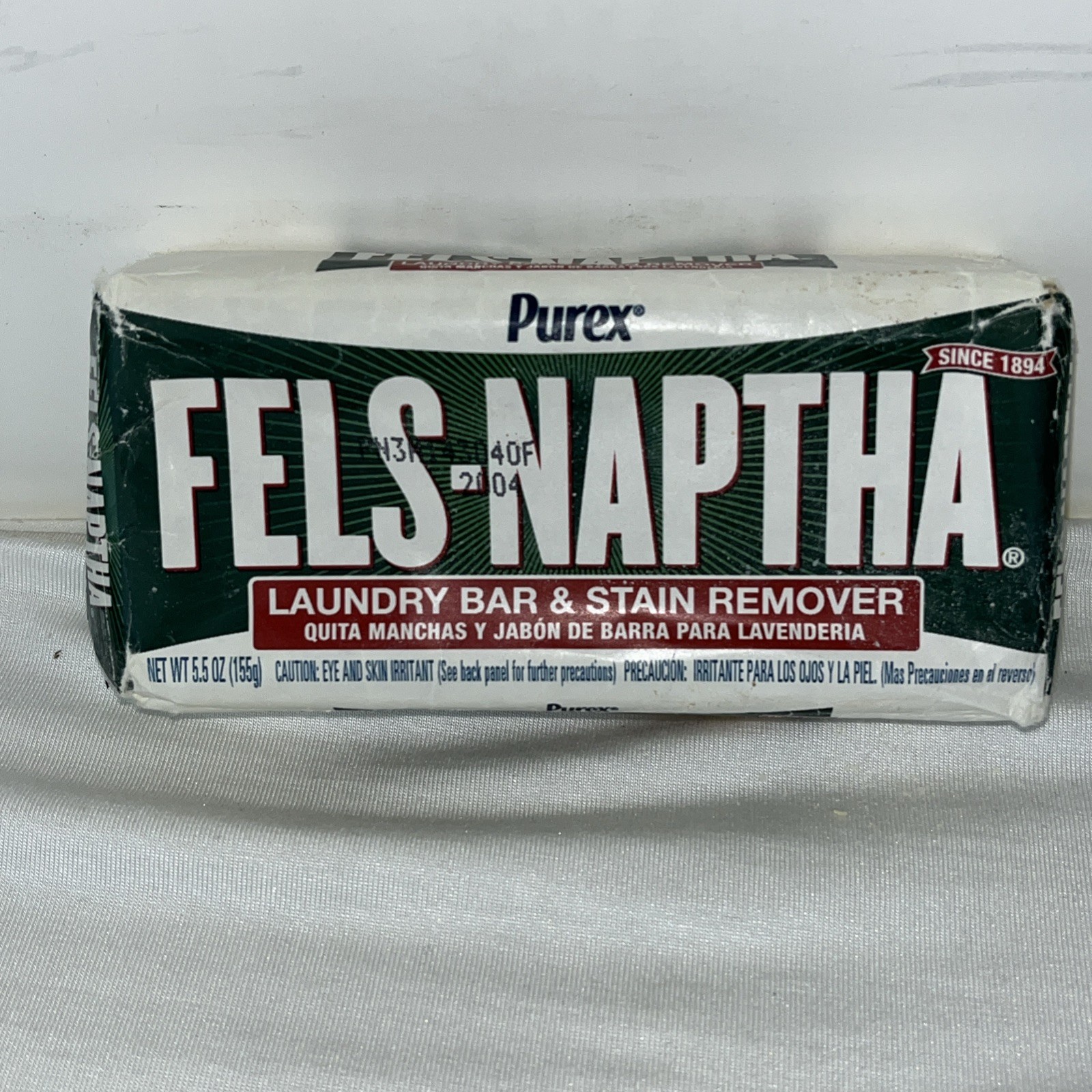 PUREX FELS NAPTHA Laundry Cleaning Bar and Stain Remover, 5.5 Ounce