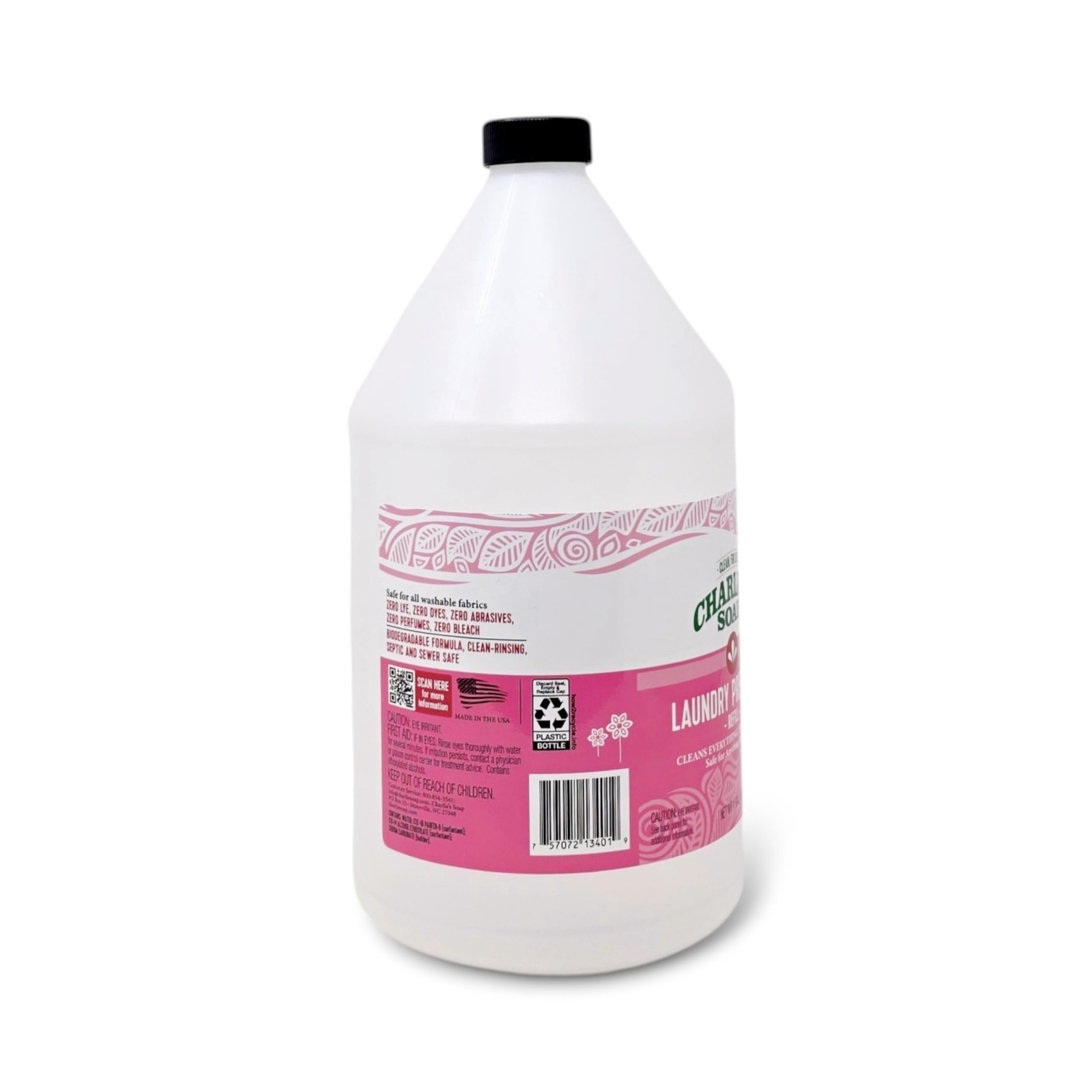 Natural Laundry Stain Remover Pre-Spray Refill, 128 fl oz, EPA Safer Choice, Eco
