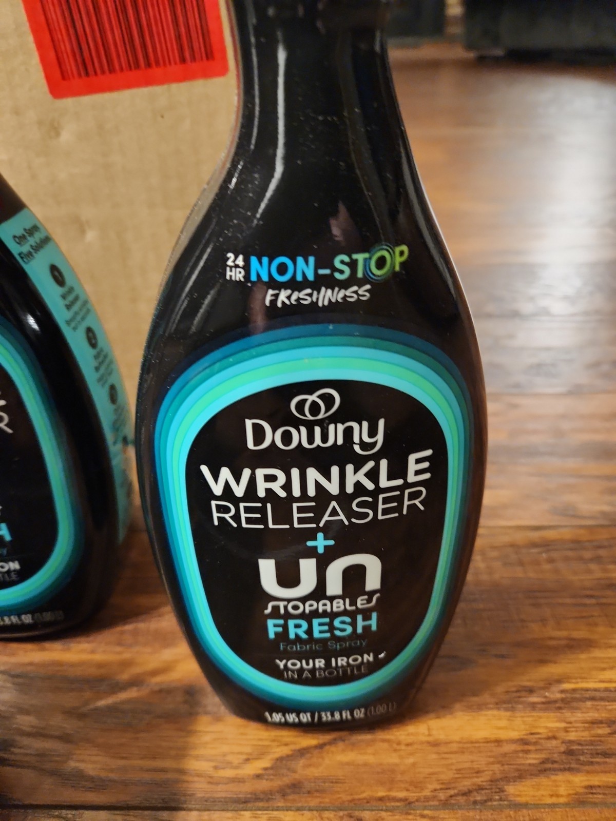 2pk-33.8 fl oz Downy Wrinkle Releaser + Unstopables FRESH Scent Spray NWB