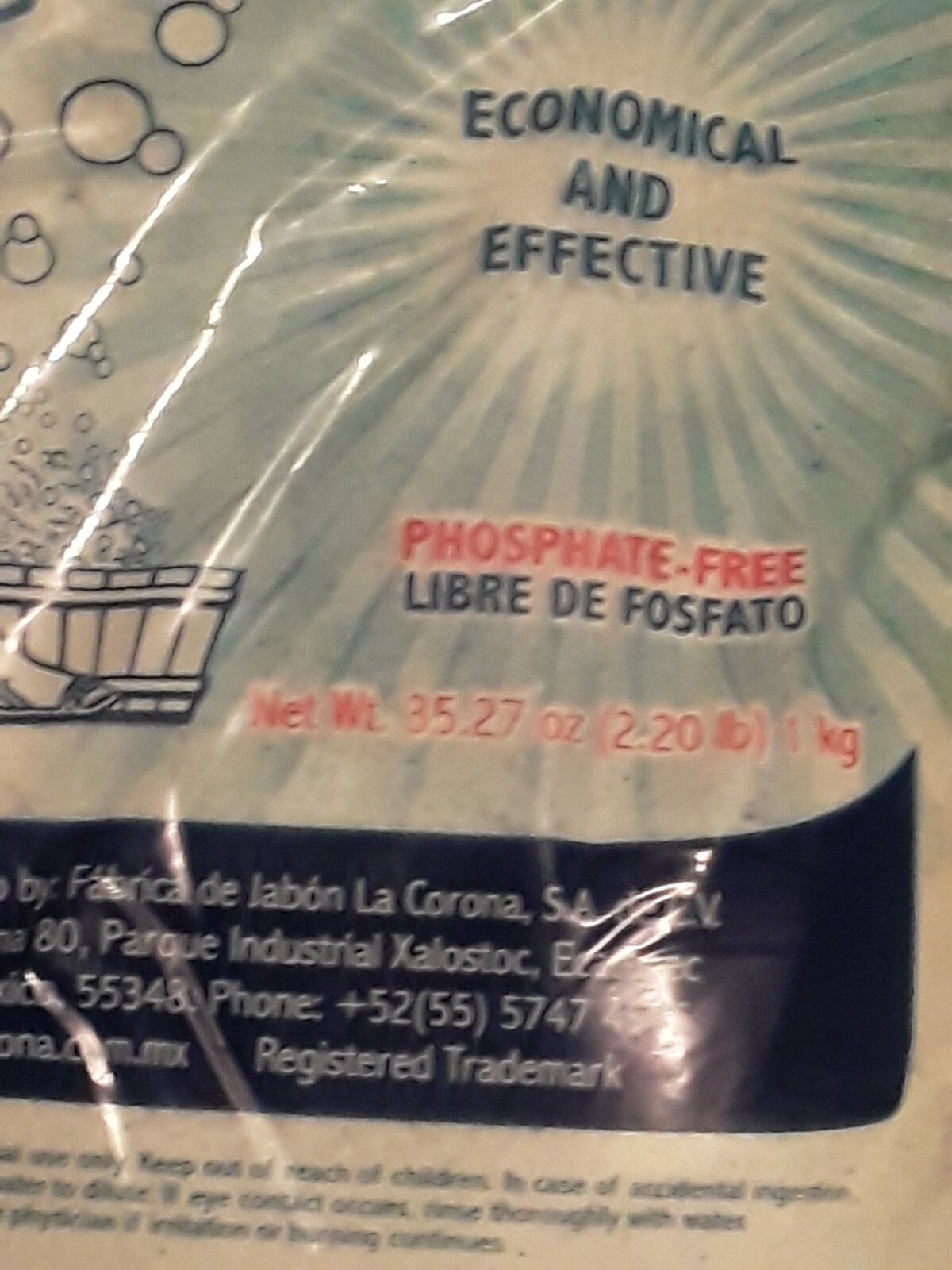 Lot of 2 Roma Laundry Detergent (1Kg -2.20 lb- 35.27 oz *NEW*Bio Phosphate-Free