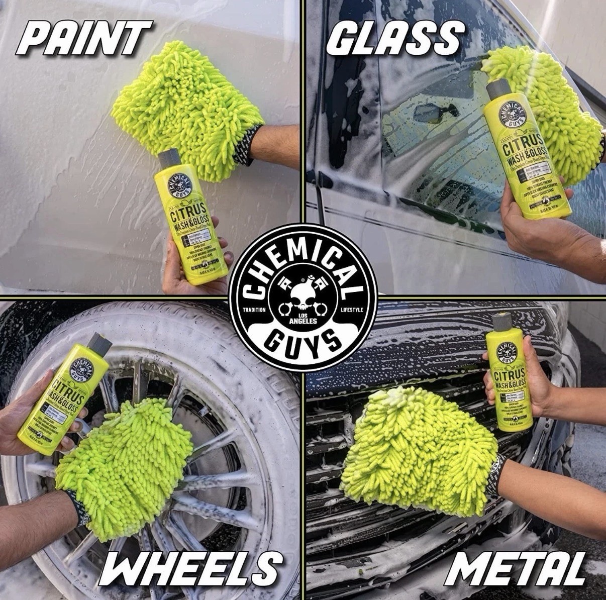 (2 pack) Chemical Guys Citrus Wash & Gloss Concentrated Car Wash (16 oz) SEALED