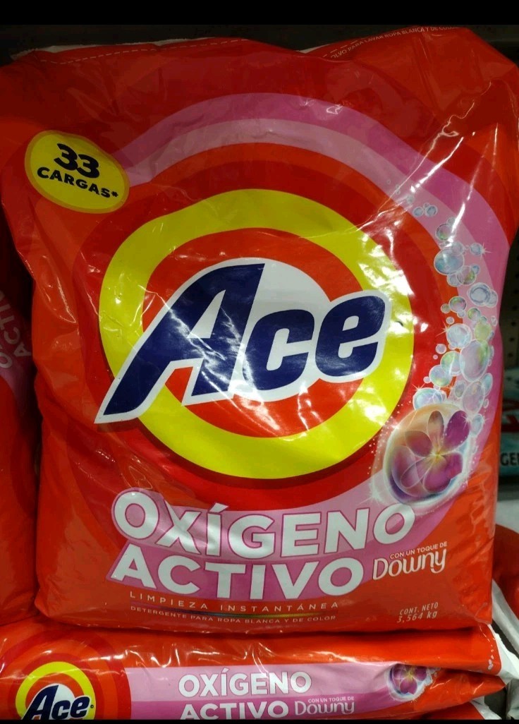 ACE POWDER DETERGENT WITH DOWNY ( DETERGENTE EN POLVO ) – BIG 127 OUNCE BAG