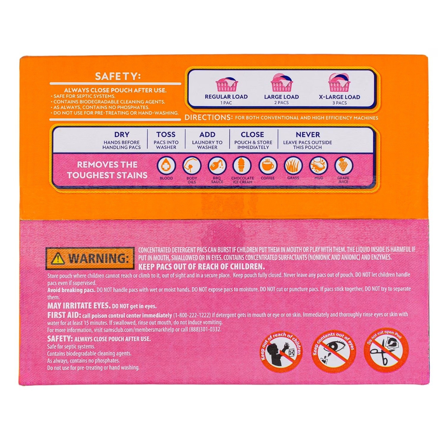 Member’s Mark Laundry Detergent Power Pacs, Blooming Breeze,130 ct. Great Price