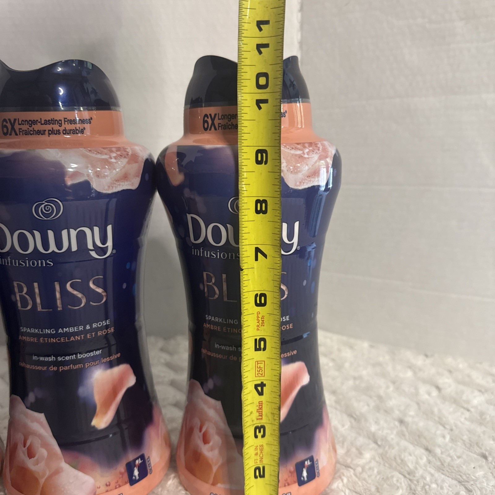 Downy Infusions Bliss Sparkling Amber & Rose 24oz Wash Scent Rare New Sealed 4