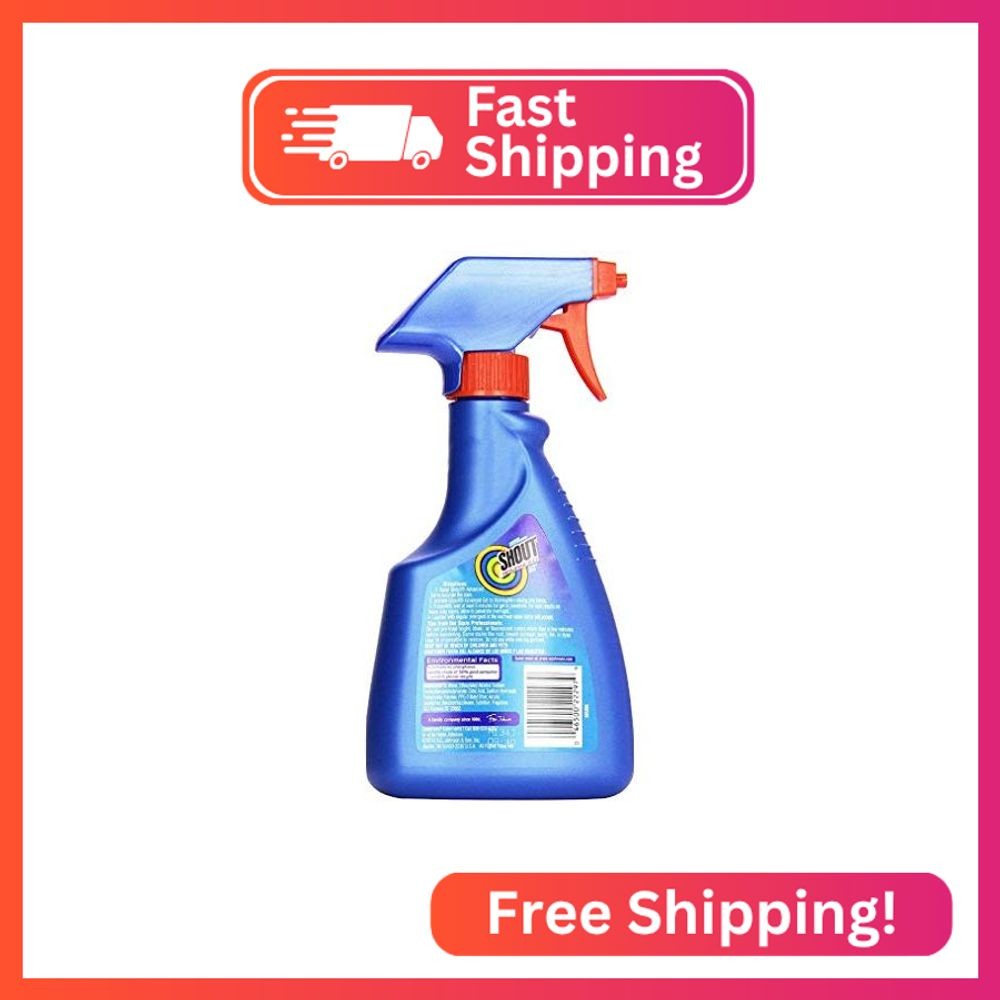Shout Advanced Spray and Wash Gel Stain Remover for Clothes, Best Shout Formula,