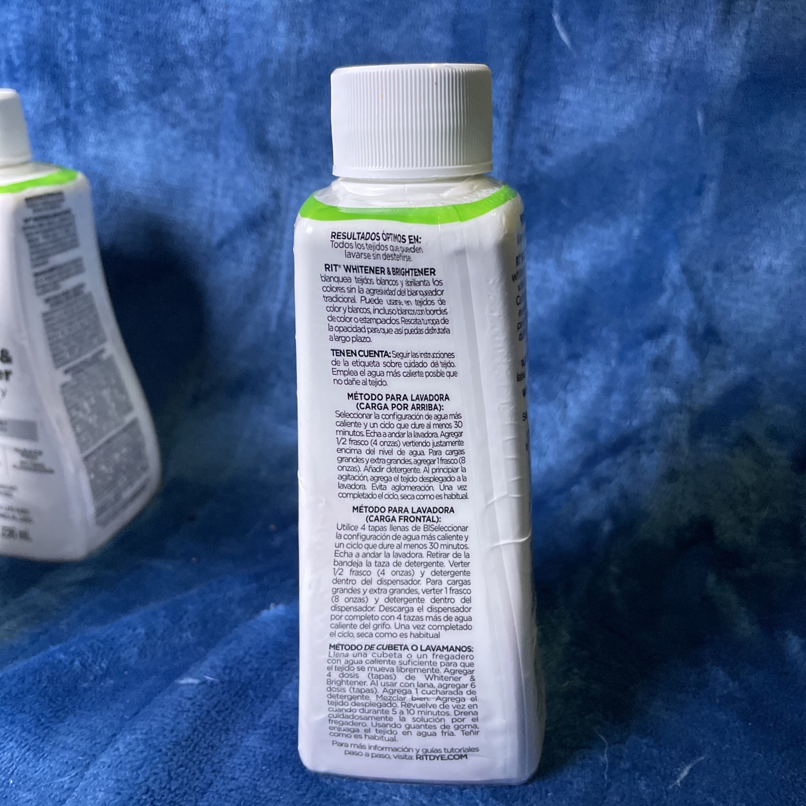 Rit Dye Laundry Treatment Whitener and Brightener, 8 fl oz