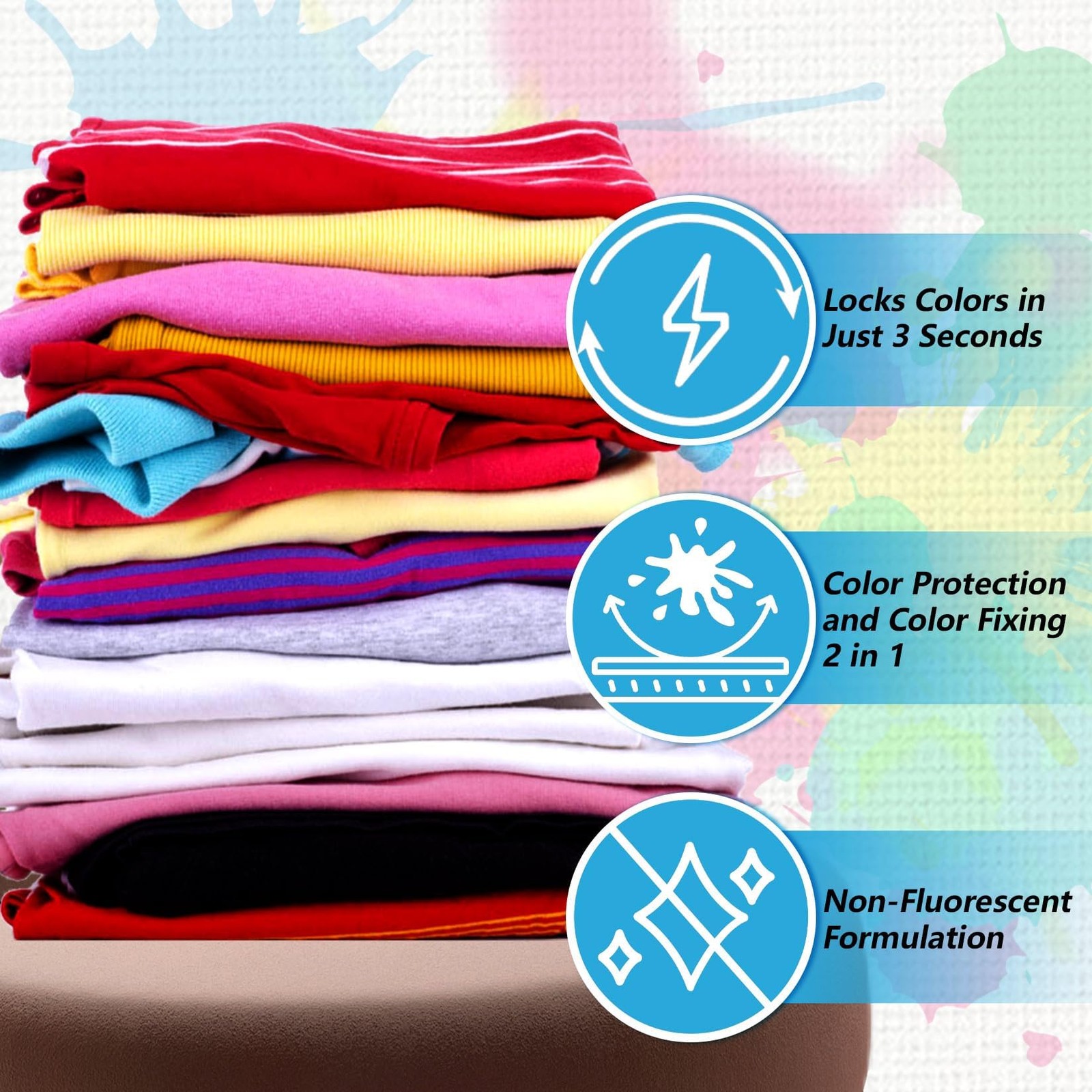 Color Catcher Sheets – 100 Count Dye Trapper for Laundry to Prevent Color Ble…