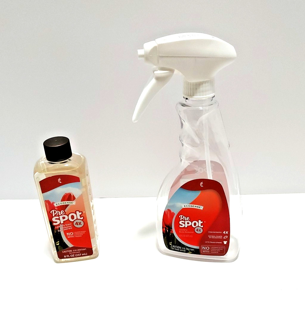 Plant-derived Pre SPOT Laundry Cleaner 4X Concentrated 8FL OZ With Spray Bottle