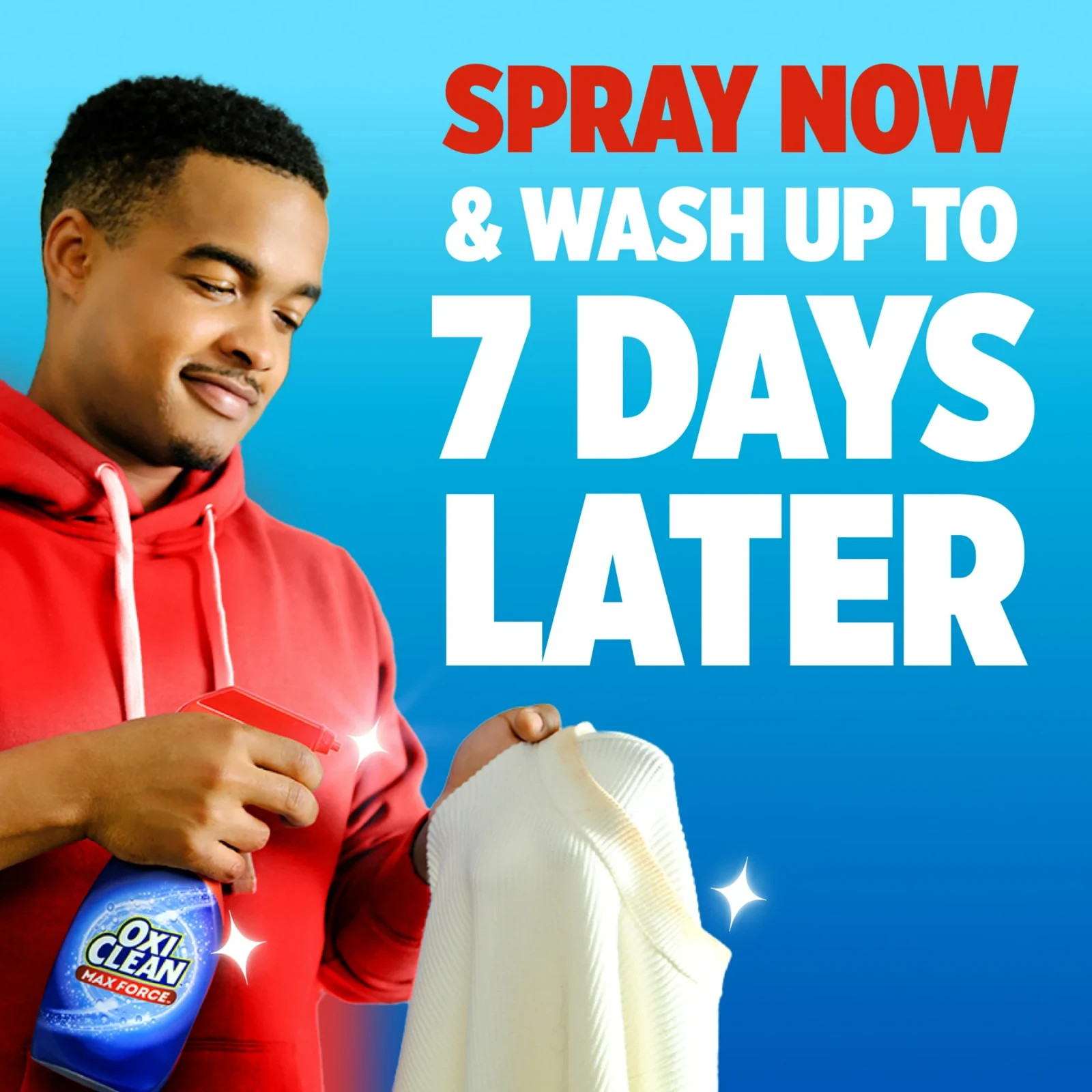 OxiClean Max Force Laundry Stain Remover Spray Refill, 48 fl oz​