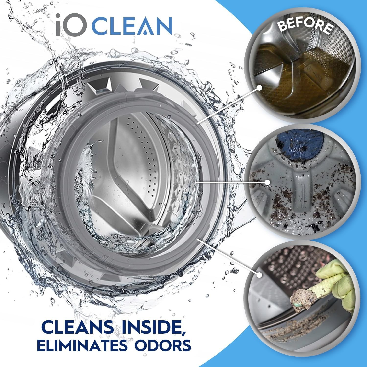 Washing Machine Cleaner and Descaler Tablets 24 Pcs – Deep Clean and…