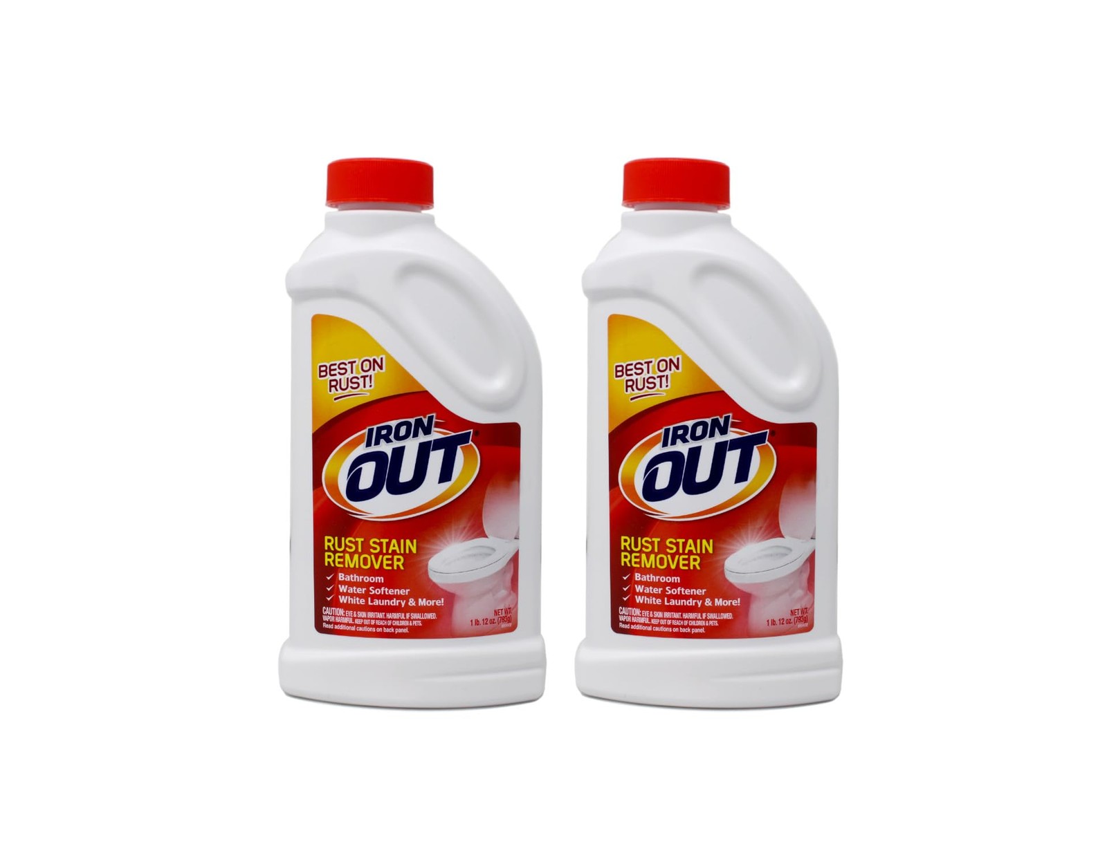 Iron Out Io30N Rust Stain Remover Powder 1 Lb 12 Oz Bottle 2 Count