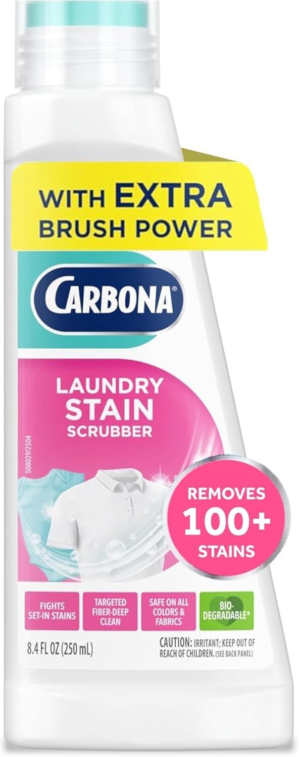 Laundry Stain Scrubber & Remover 8.4 Fl Oz, Extra-Strength -Enzyme Formula, B…