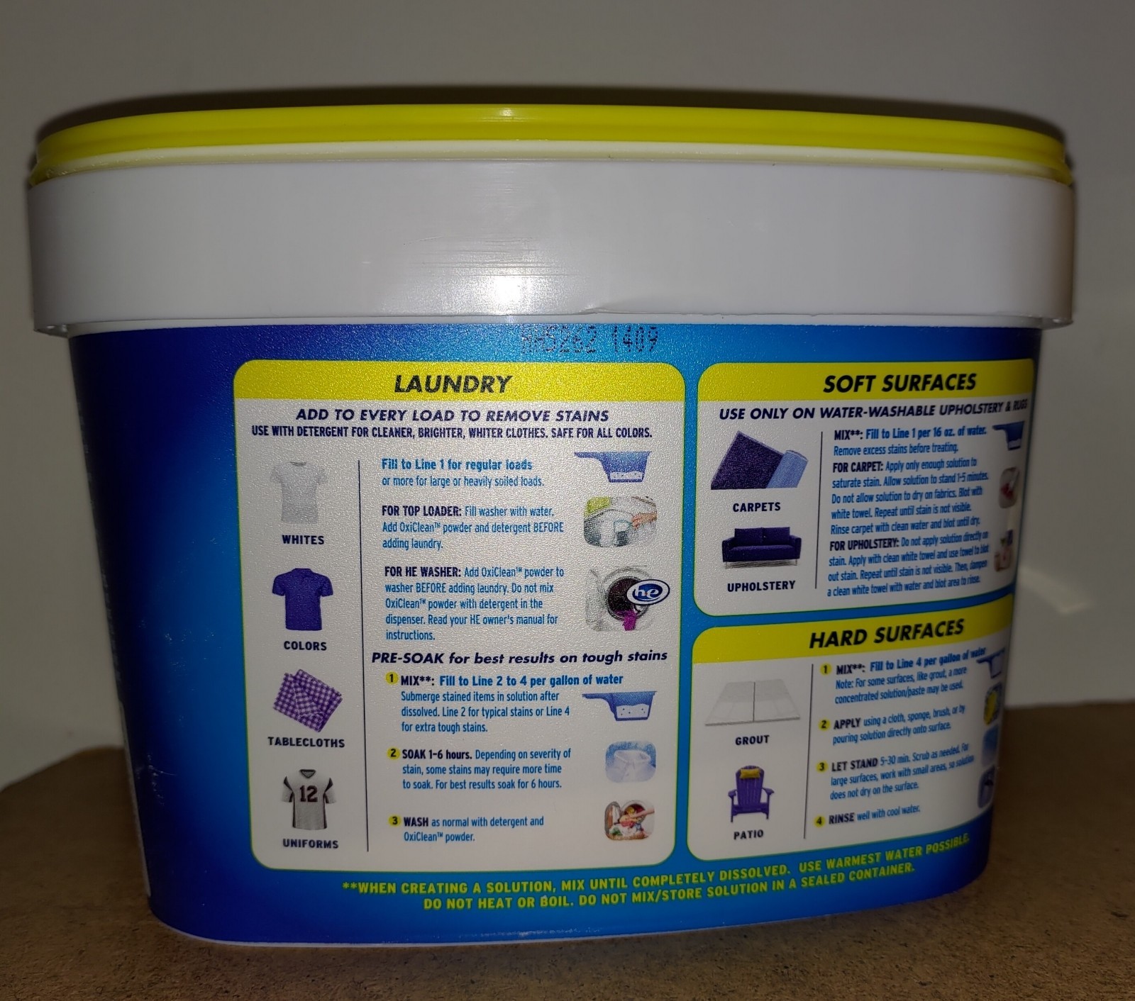 OxiClean Versatile Stain Remover Powder 3 lb Oxygen Powered Cleaner:New:Fast S&H