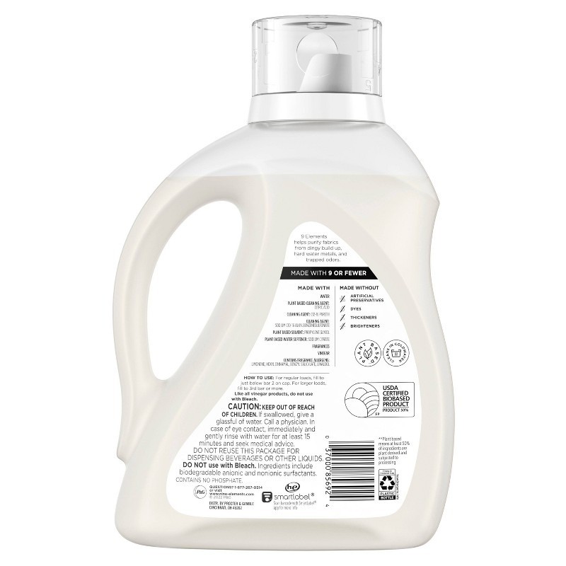 Citrus Scent Liquid Laundry Detergent – 92 fl oz: 64 Uses, High Efficiency,