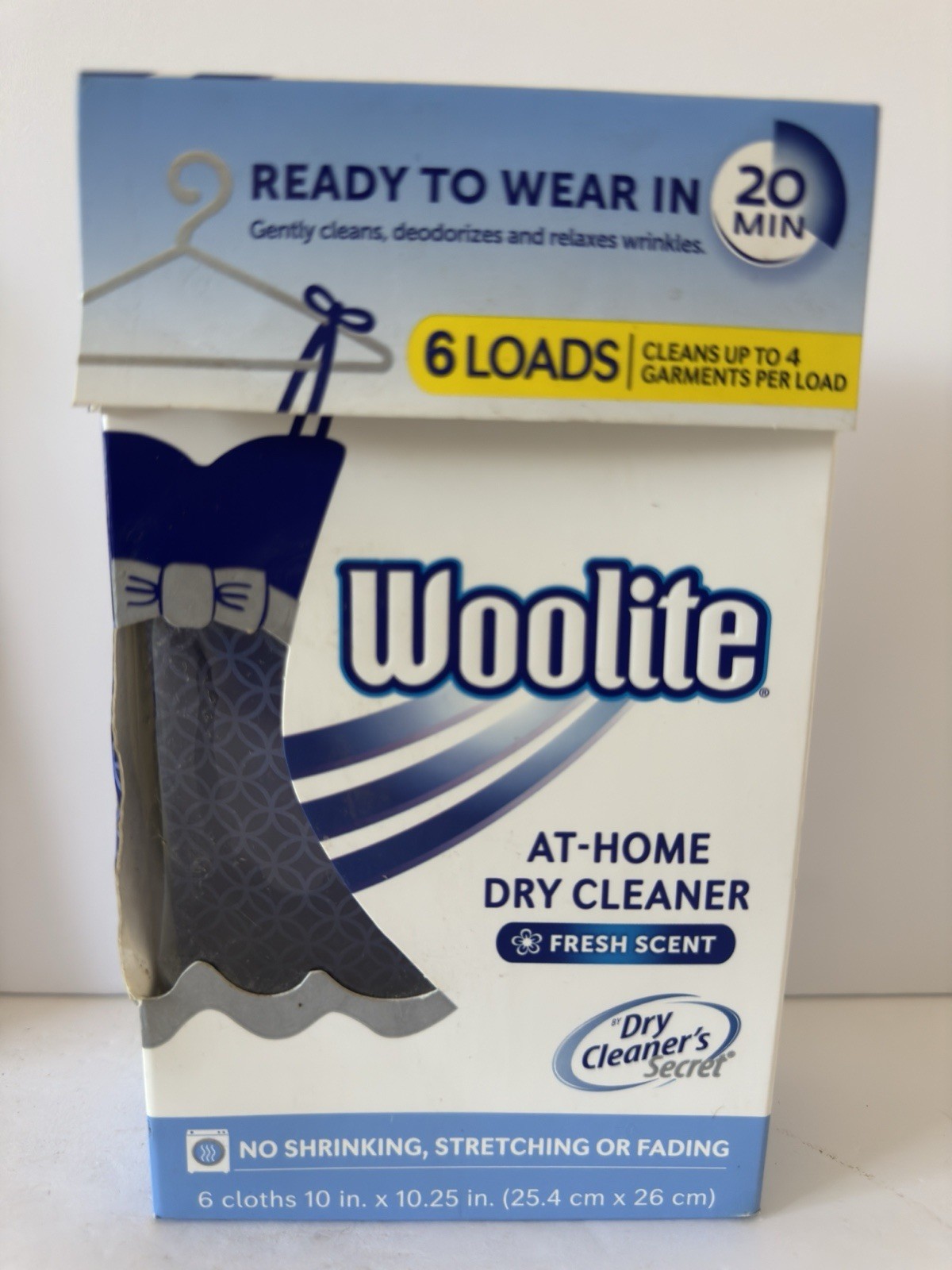 Woolite Dry Cleaner’s Secret At Home Dry Cleaner Kit Contains 3 Cloths Disco’d