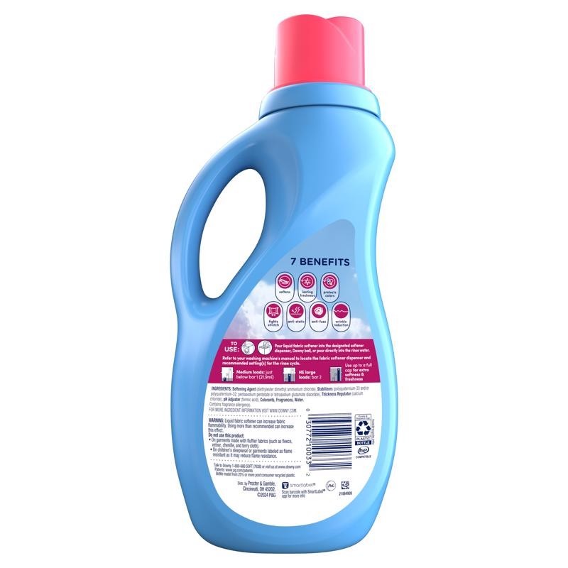 Downy Ultra April Fresh Scent 40 Loads Fabric Softener High Efficiency 34oz 1 pk