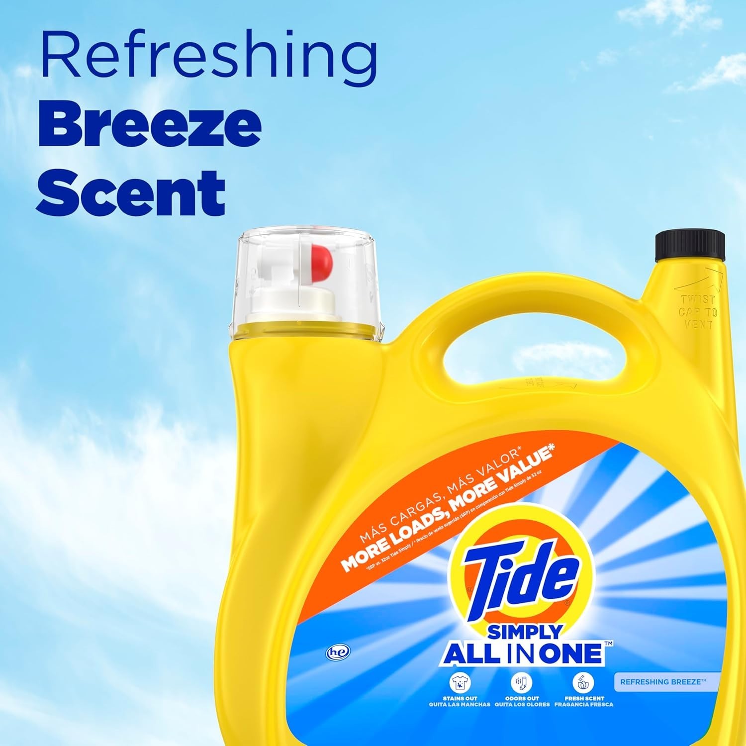 Tide Clean & Fresh Breeze HE Liquid Laundry Detergent