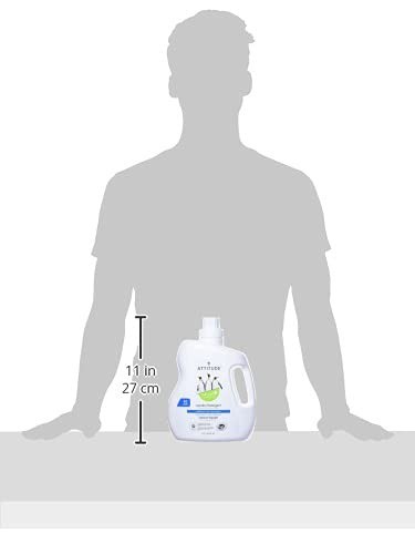 ATTITUDE Liquid Laundry Detergent, EWG Verified, HE Compatible, Plant-Based & Ve