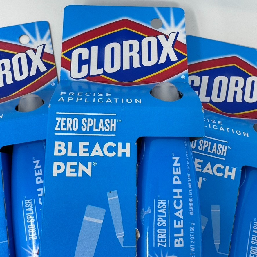 LOT 3 Clorox Laundry Bleach Pen 2 oz each, Dual Tip NEW Discontinued