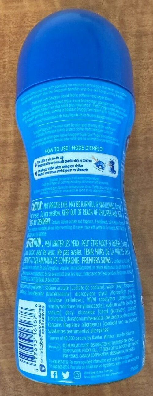 Pack of 4 Snuggle Super Care Fade & Color Run Protection Sea Breeze 9oz Each New