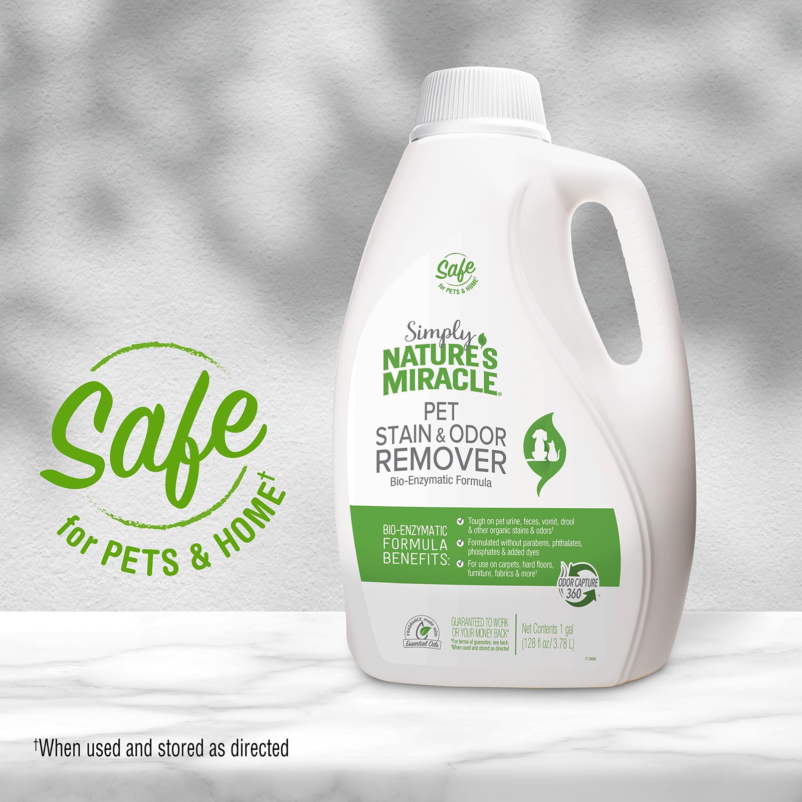 Nature’S Miracle Natures Miracle Simply Pet Stain And Odor Remover 128 Ounce