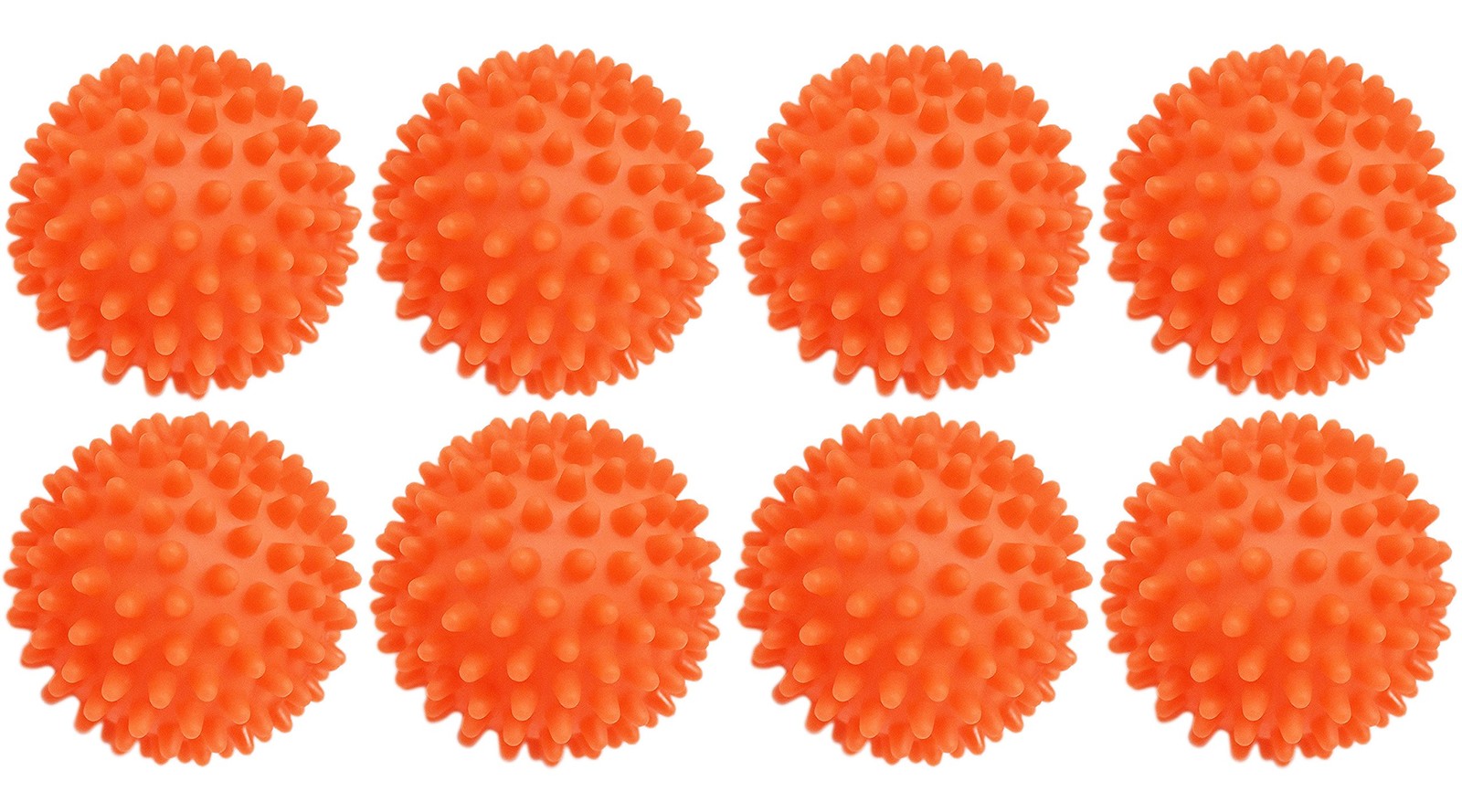 Reusable Orange Dryer Balls 2.75 Inch Natural Fabric Softener Eco Friendly 8 …