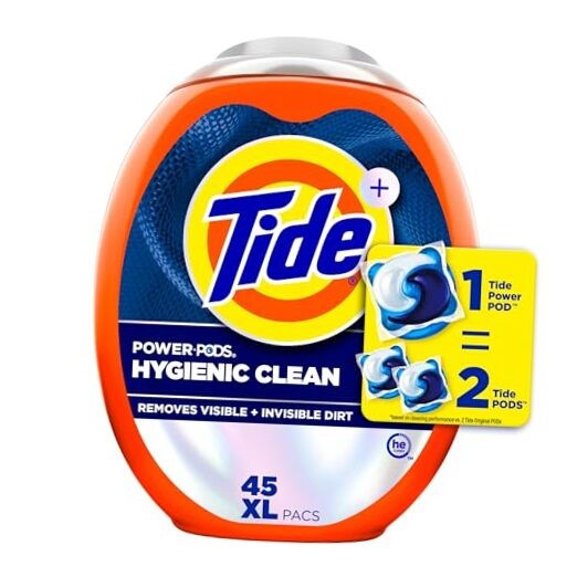 Hygienic Clean Power PODS Laundry Detergent Pacs 45 Count (Pack of 1) Original