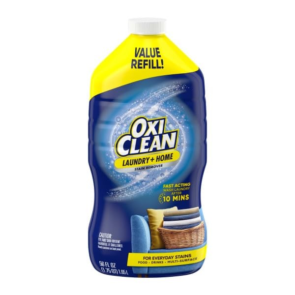 Household OxiClean Laundry Stain Remover Bundle Pack 56 Fl Oz (Pack of 1)