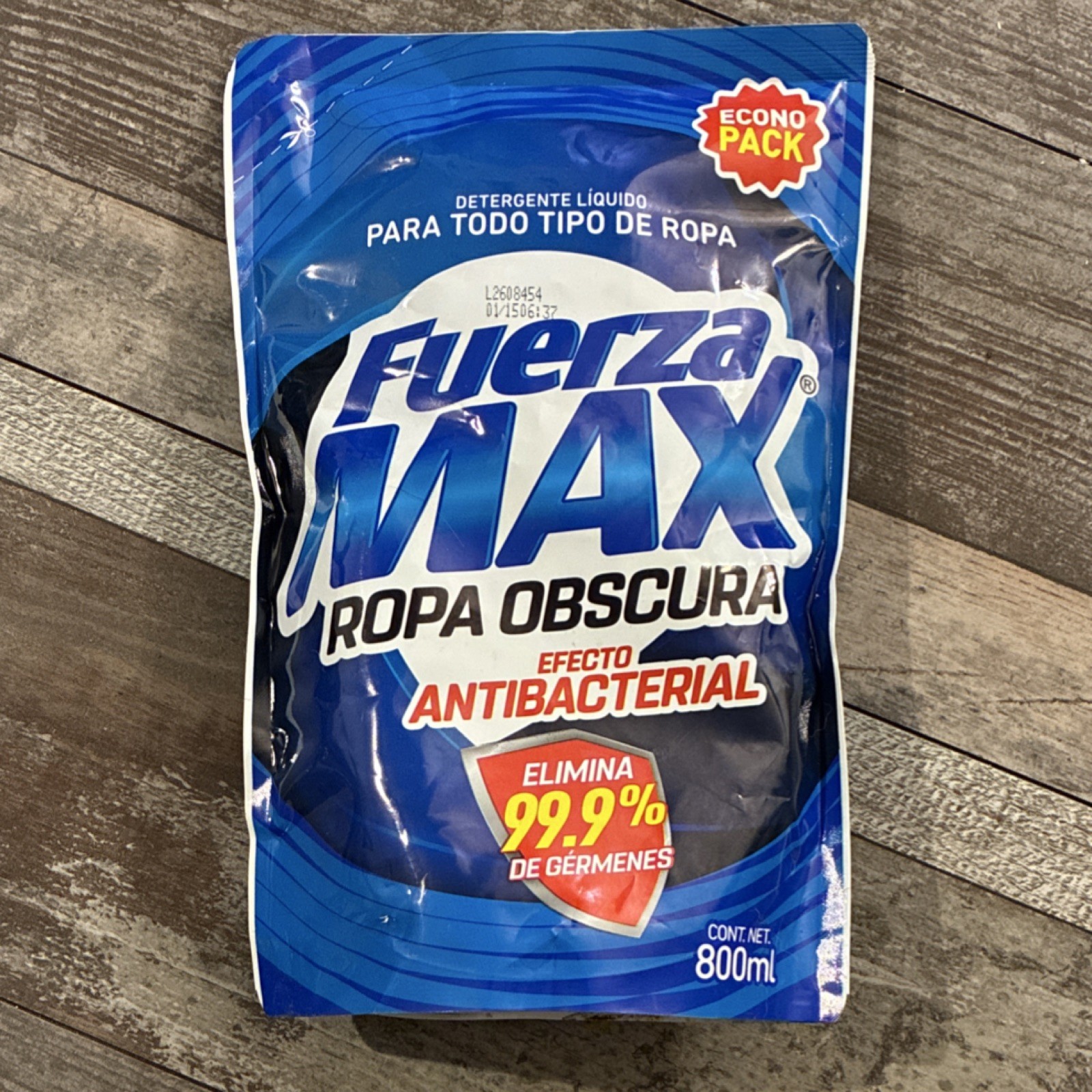Fuerza Max Ropa Obscura Antibacterial Liquid Laundry Detergent 800ml
