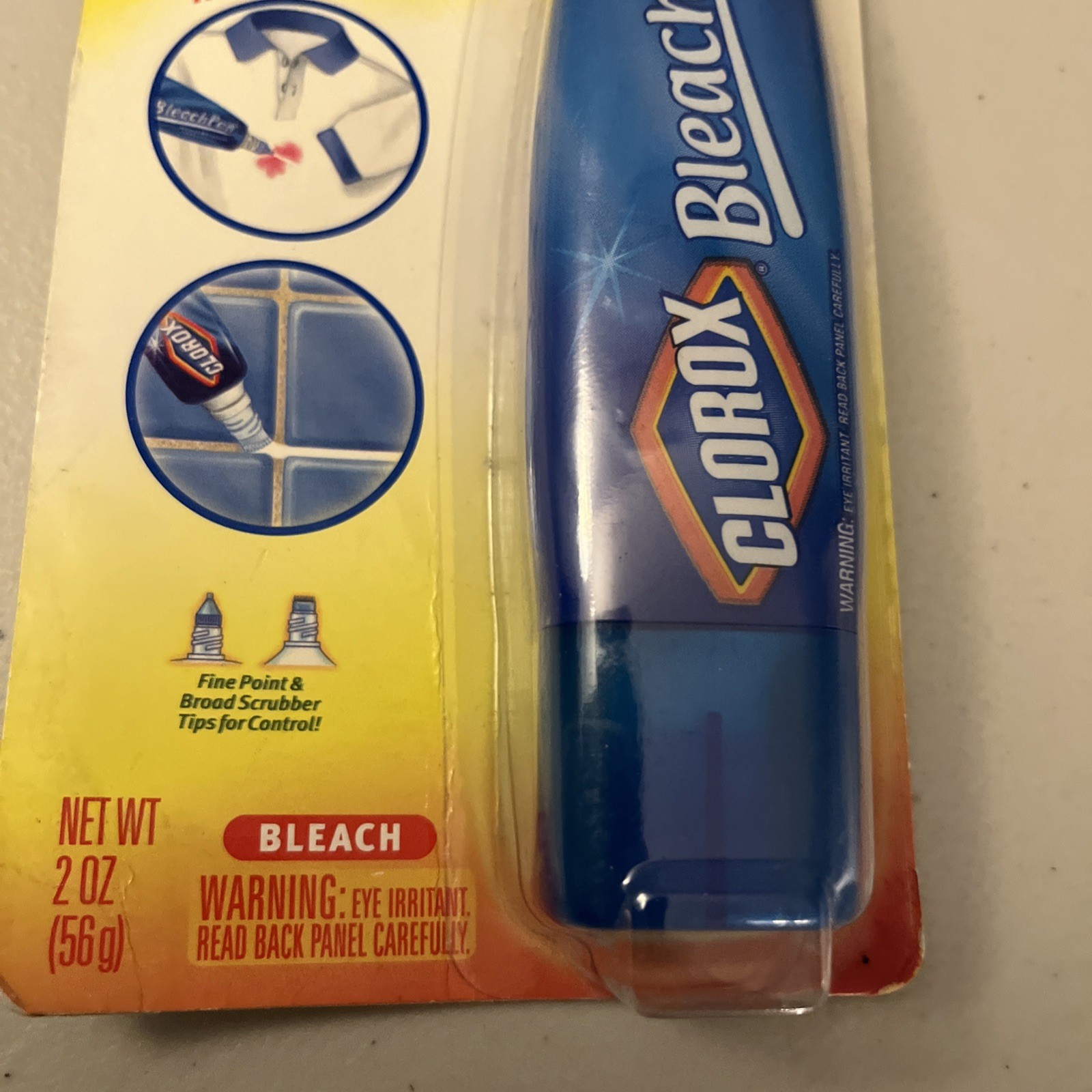 Clorox Bleach Pen Gel 2oz/56g NOS 2002 In Package