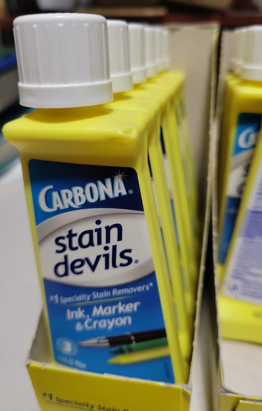 New Carbona Stain Devils Formula 3 Ink Marker & Crayon 1.7 fl oz Lot of 10! NEW