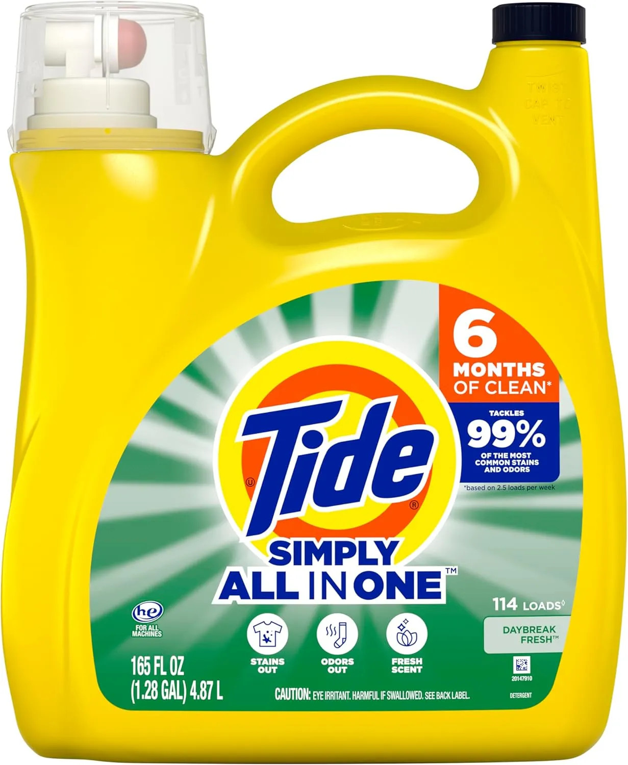 Tide Simply All In One Liquid Laundry Detergent Berry Blossom 89 Loads 117 fl oz