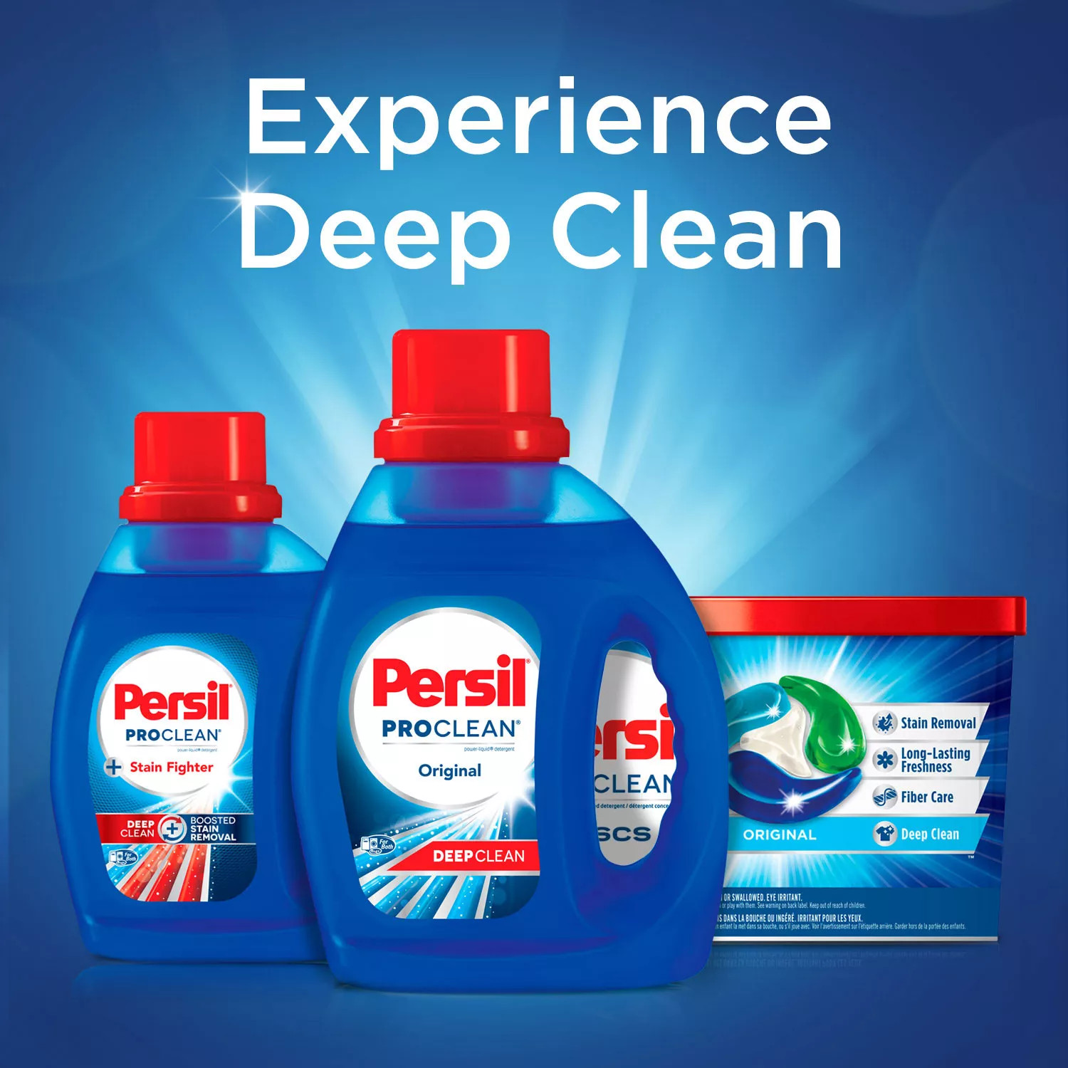 PERSIL PRO CLEAN OXI POWER ORIGINAL LIQUID LAUNDRY DETERGENT (225 oz, 112 LOADS)