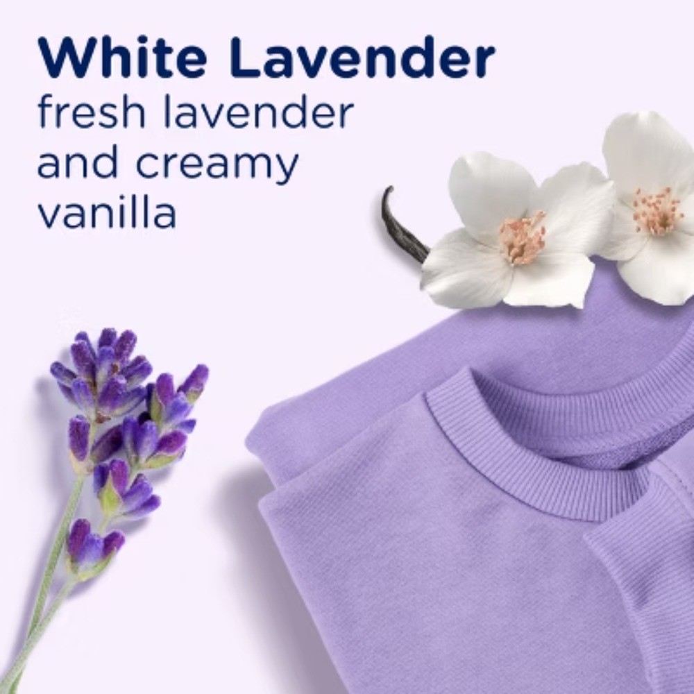 Light White Lavender Laundry Scent Booster Beads forWasher with NoHeavy Perfumes